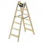 HAILO Double-Sided Ladder H77 ComfortLine Wooden 2x6 Steps