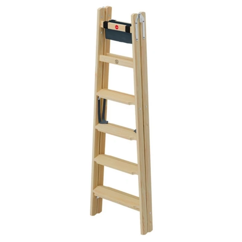 HAILO Double-Sided Ladder H77 ComfortLine Wooden 2x6 Steps