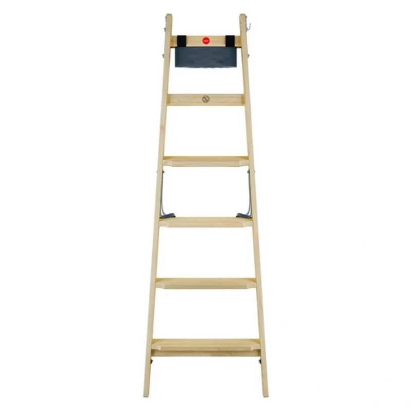 HAILO Double-Sided Ladder H77 ComfortLine Wooden 2x6 Steps