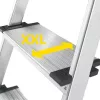 HAILO L85 ComfortLine Aluminium Household Ladder, 7 Steps, 150 kg, EN 131