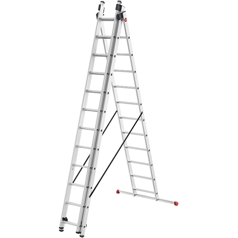 HAILO ProfiStep Combi Ladder Aluminium 3x12 Steps