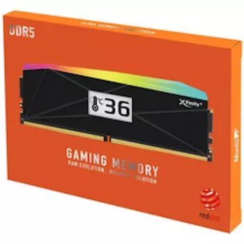 V-Color Manta XFinity+ aRGB 32GB (2x16GB) DDR5-6000 CL28 Desktop Memory Kit, Black