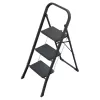 HAILO K44 StandardLine Folding Step Bench, 3 Steps, Safety Handle, Black, 150 kg