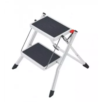 HAILO Folding Step Bench MK60 StandardLine Steel 2 Steps White