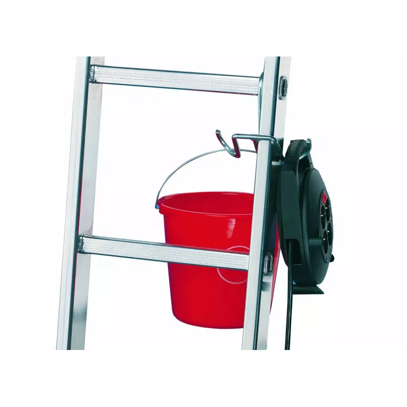 HAILO SafetyLine Bucket Hook 9952-001 Ladder Accessory with Tool Holder and Cable Clamp