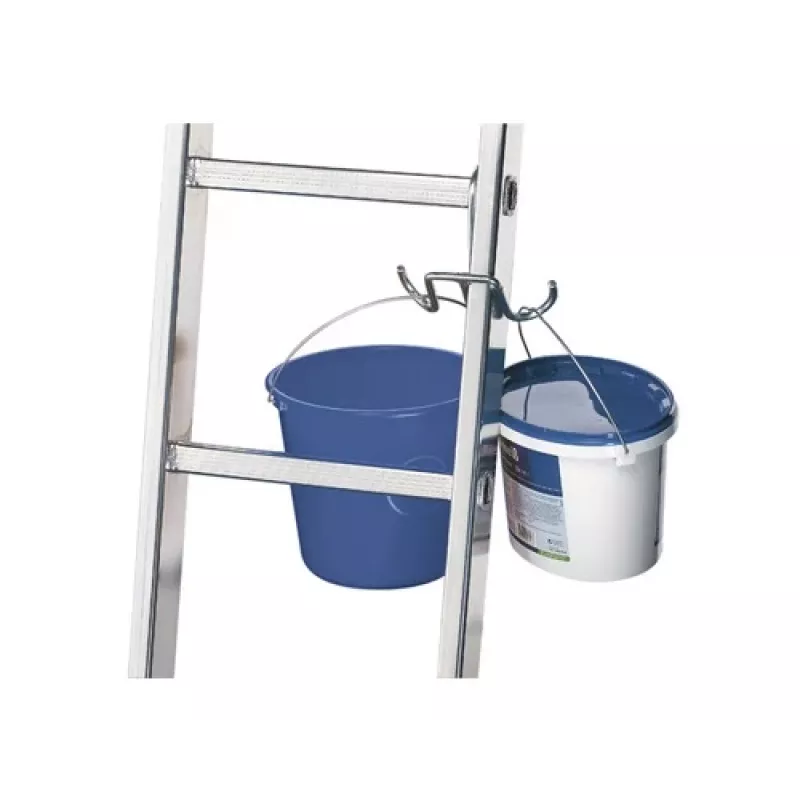 HAILO SafetyLine Bucket Hook 9952-001 Ladder Accessory with Tool Holder and Cable Clamp