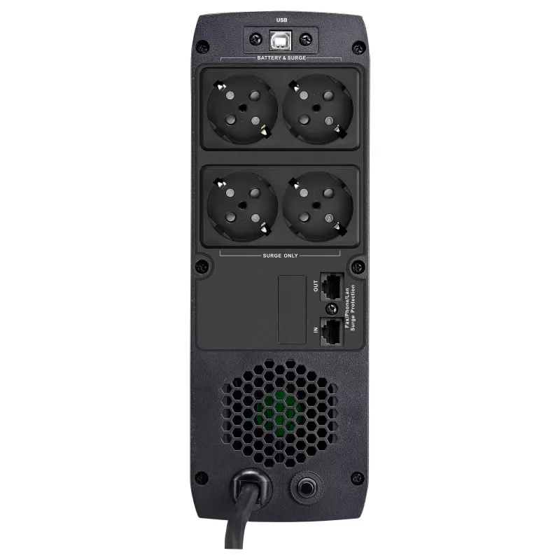 FSP ST 850 Tower 850VA 510W Line-Interactive UPS with RJ45 Protection and 4 Schuko Outlets