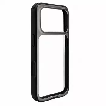 Evelatus Apple iPhone 17 Pro LiveCase Hybrid Case with Stand PC+TPU Black