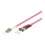 GoodConnections ST Multimode OM2 Duplex Fiber Patch Cable, 5m, LSZH, Orange