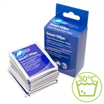 AF ASMARTWIPE10 Microfibre Cleaning Cloths for Touch Screens and Smart Devices (10 Pack, Blue/Grey)