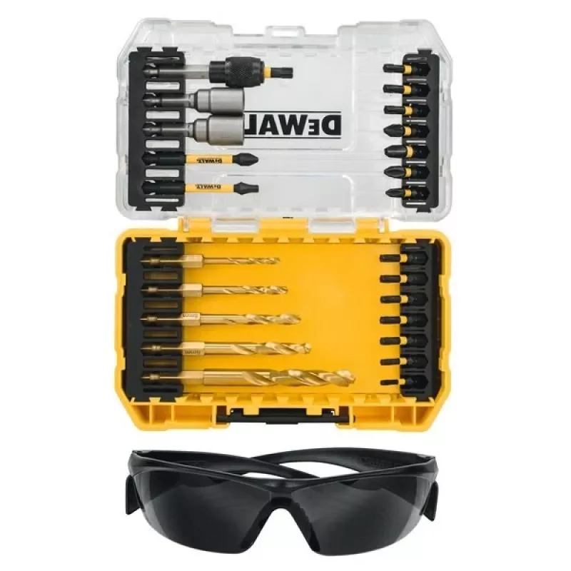 DEWALT DT70735T-QZ 25-Piece EXTREME FLEXTORQ Screwdriver Bit Set with Magnetic Bit Holder, TSTAK Case