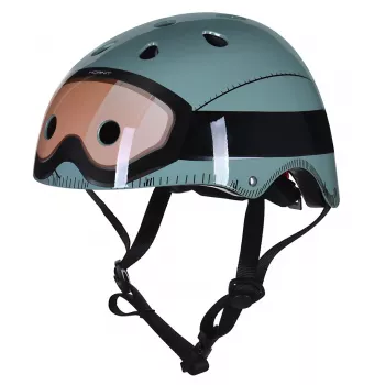 Hornit Military Kids Cycling Helmet 53-58 cm with Rear LED Light