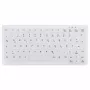 CONTOUR DESIGN Active Key MedicalKey AK-C4110 Wireless Keyboard, QWERTZ DE, White, IP68 Disinfectable, Rechargeable