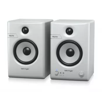 Behringer TRUTH 5 BT-WH 5.25 inch 2-Way Active Studio Monitor with Bluetooth (White, Pair)
