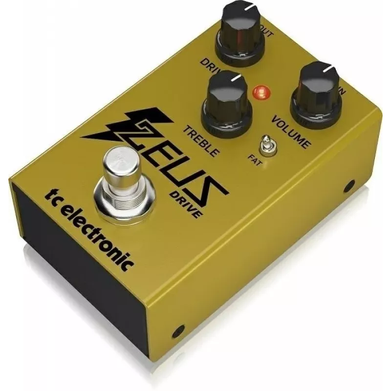 TC Electronic Zeus Drive Overdrive Pedal - Analog Klon Centaur Inspired Circuit, True Bypass, Compact Die-cast Metal Enclosure, 9V DC