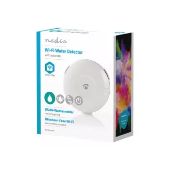 NEDIS SmartLife Wi-Fi Water Leak Detector WIFIDW10WT White