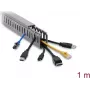 Delock Wiring Duct 25 x 50 mm, Length 1 m, Grey