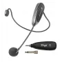 Stagg SUW 12H-BK UHF Wireless Headset System with Bodypack Transmitter and Desktop Receiver, 12 Channels, Black