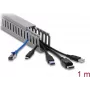 Delock Wiring Duct 30 x 50 mm, 1 m, Grey