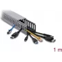 Delock Cable Duct 50 x 50 mm, Length 1 m, Grey