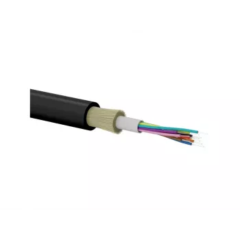 ALANTEC Universal OS2 Single-Mode Fiber Optic Cable U-DQ(ZN)BH 24J 9/125 LSOH Black