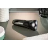 Prime3 SRS61 Rotary Electric Shaver with Pop-Up Trimmer, Black/Silver