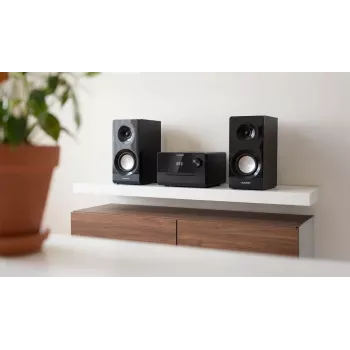 Blaupunkt MS49DAB Micro Hi-Fi System with DAB+ and Bluetooth, Black