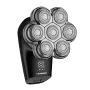 Blaupunkt MSH601 Rotary Shaver 3-Head Wet & Dry Electric Razor with Pop-up Trimmer, LED Battery Indicator, Travel Lock, IPX7 Waterproof, 60 min Cordless Runtime, Black/Silver
