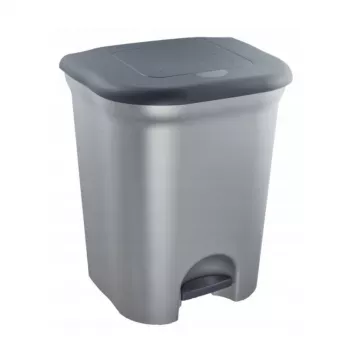 KEEEPER Torge Pedal Bin for Waste Sorting 2x11L Light Silver