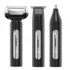 Blaupunkt MST501 Rotary Shaver with 3 Floating Heads, Wet & Dry, 60 min Cordless, USB Charging, Pop-up Trimmer, LED Display, Washable, Travel Lock