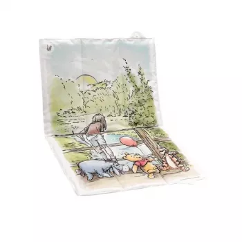 KEEEPER Travel Mat Antek Winnie the Pooh, Foldable, White, 70 x 50 x 5 cm