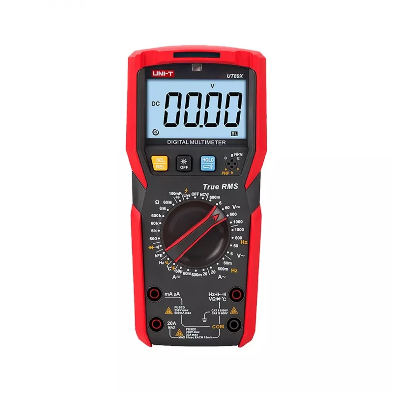 UNI-T UT89X Universal Meter Digital Multimeter 6000 Counts True RMS CAT III 1000V/CAT IV 600V with NCV, Live Wire, LPF and Temperature