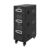 KEMOT PROavr-100k 100 kVA Three-Phase Automatic Voltage Stabilizer, Servo Motor, 280-430V Input, 380V Output, LCD, Black