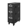 KEMOT PROavr-100k 100 kVA Three-Phase Automatic Voltage Stabilizer, Servo Motor, 280-430V Input, 380V Output, LCD, Black