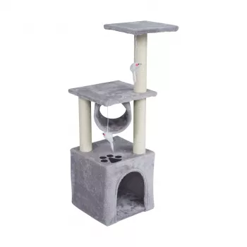 REBEL RA-1002 ZOO Cat Scratching Post 92 cm Grey