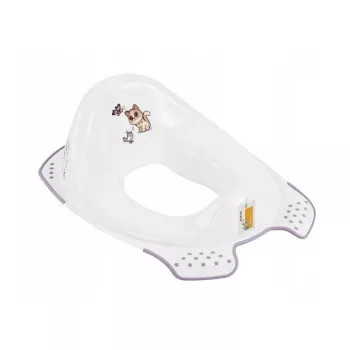 keeeper Toilet Training Seat with Anti-Slip Function Ewa “Cats” 30x40x15cm White