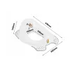 keeeper Toilet Training Seat with Anti-Slip Function Ewa “Cats” 30x40x15cm White