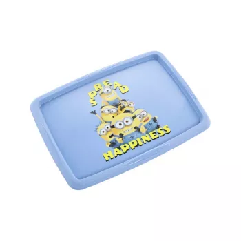 keeeper Box with Lid 45L Karolina “Minions Happiness” 55.5x40x30cm Light Blue
