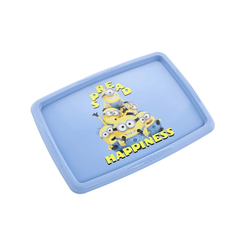 keeeper Box with Lid 45L Karolina “Minions Happiness” 55.5x40x30cm Light Blue