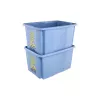keeeper Box with Lid 45L Karolina “Minions Happiness” 55.5x40x30cm Light Blue