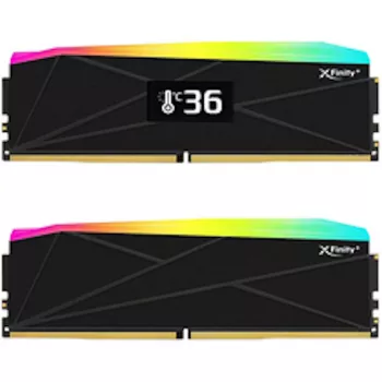 V-Color Manta XFinity+ aRGB 32GB (2 x 16GB) DDR5-6400 CL32 Desktop Memory Kit, Intel XMP 3.0 / AMD EXPO, Black