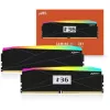 V-Color Manta XFinity+ aRGB 32GB (2 x 16GB) DDR5-6400 CL32 Desktop Memory Kit, Intel XMP 3.0 / AMD EXPO, Black