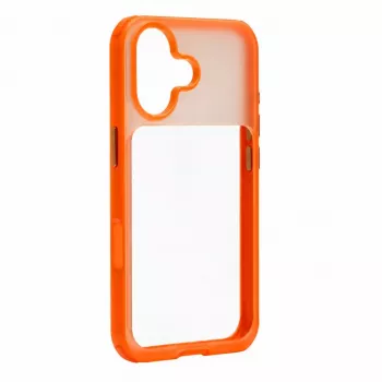 Evelatus Apple iPhone 17 LiveCase Hybrid Case with Stand PC+TPU Orange