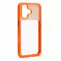 Evelatus Apple iPhone 17 LiveCase Hybrid Case with Stand PC+TPU Orange