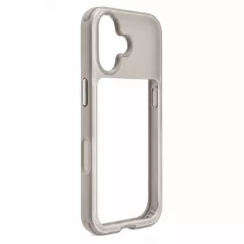 Evelatus Apple iPhone 17 LiveCase Hybrid Case Stand PC+TPU Silver