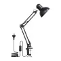 LEPRO 3100027-EU LED Desk Lamp with USB Charging Port, 5 Colour Temperatures, 7 Brightness Levels, Touch Control, Timer, Flexible Arm, Eye-Caring, Black