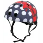 Hornit POM913 Polka Dot Multi-Sport Helmet for Kids, 53-58 cm, Black/Blue/Red/White