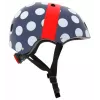 Hornit POM913 Polka Dot Multi-Sport Helmet for Kids, 53-58 cm, Black/Blue/Red/White