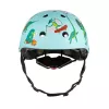 Hornit Jurassic S Children's Cycling Helmet 48-53cm, Dinosaur Design, Green/Blue/Orange, Rear LED Light, CE EN 1078 DIS826