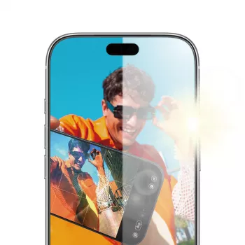 PanzerGlass PG Anti-Reflective Armor Screen Protector for iPhone 15 Pro Max